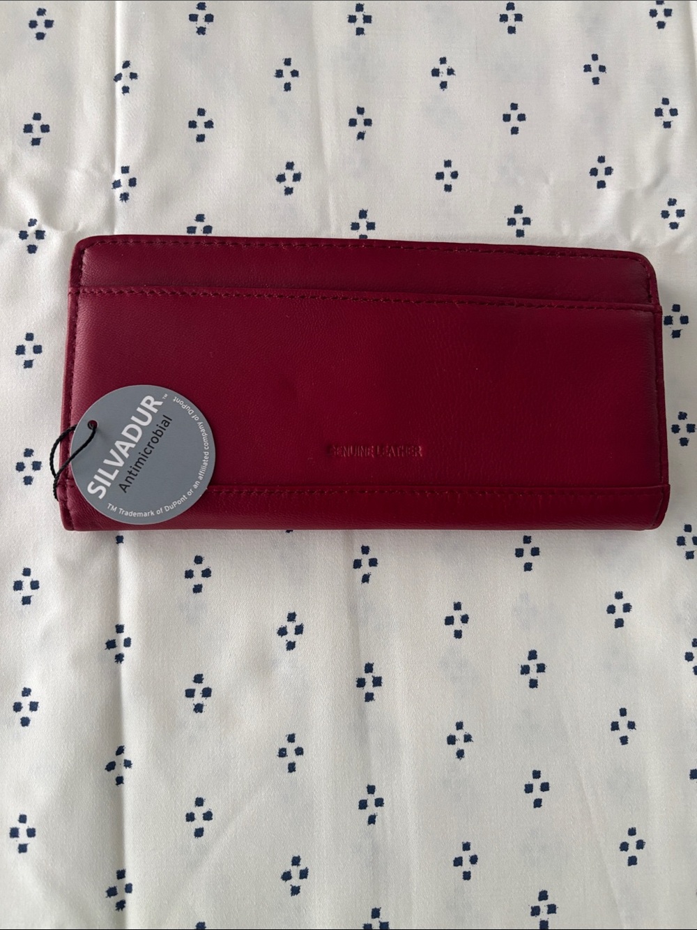 Genuine Leather Red Women's Wallet - Picture 8 of 8